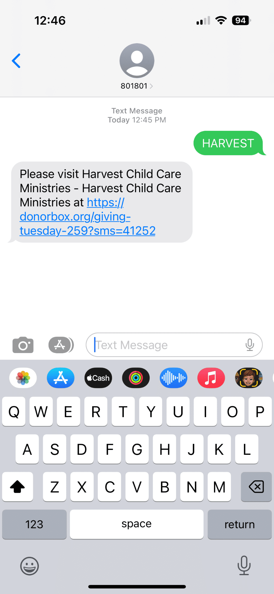 donorbox text-to-give for churches